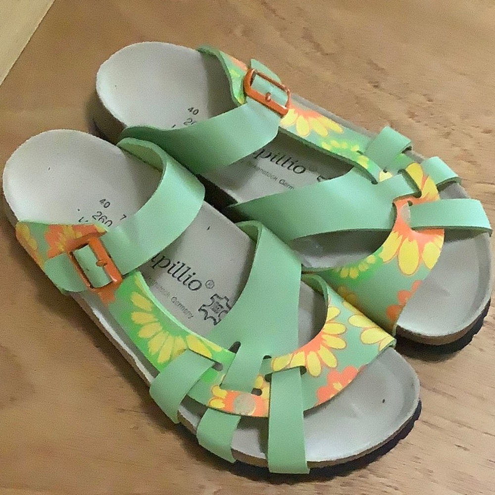 Cute floral Birkenstocks